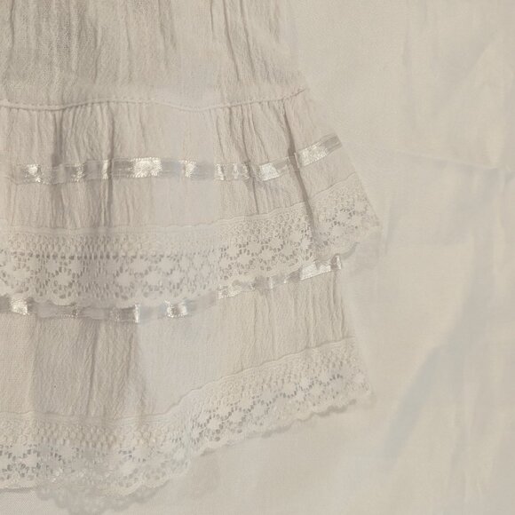 NWOT Handmade Embroidered Crochet Lace Sundress Romanian Traditional Folk Design - Picture 7 of 10